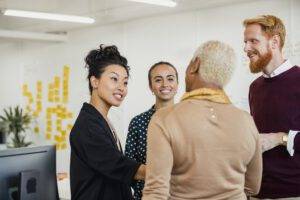 People Meeting in an Office